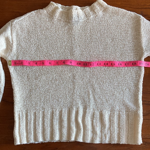 J. CREW Cream Knit Sweater Sz: XXS - Fits like a Small - Picture 4 of 9